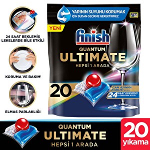 Finish Ultimate 20 Kapsül Bulaşık Makinesi Deterjanı Tableti -1