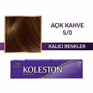 Wella Koleston Single Tüp Boya 5/0 Açık Kahve -1