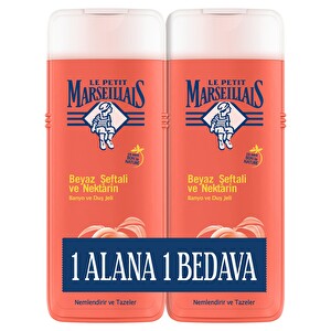 Le Petit Marseillais Şeftali Duş Jeli 2'li 400 ml -1