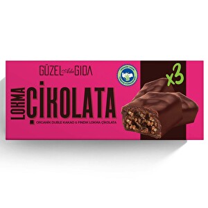 Güzel Ada Organik Duble Fındık Kakao Çikolata Bar 35 g -1