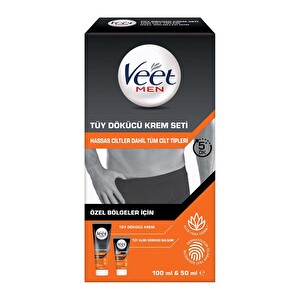 Veet Men Özel Bölgeler için Tüy Dökücü Krem Seti 100 ml + 50 ml -1