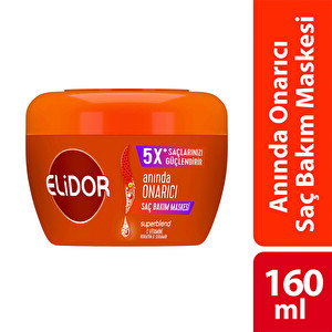 Elidor Superblend Saç Bakım Maskesi Anında Onarıcı C Vitamini Keratin Seramid 160 ml - 1