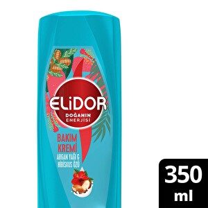Elidor Doğanın Enerjisi Saç Bakım Kremi Argan Yağı Ve Hibiskus Özü 350 ml - 1