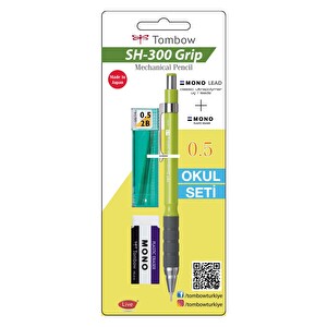 Tombow Sh-300 Grip Kurşun Kalem 0-5 Limon Yeşil -1