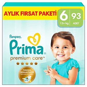Prima Premium Care 6 Beden Bebek Bezi 93 Adet - 1