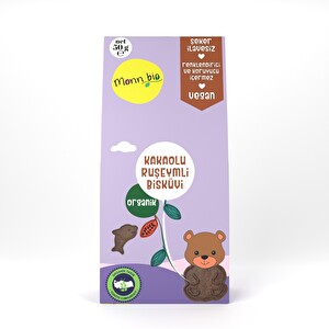 Monn Bio Kakaolu Ruşeymli Çocuk Bisküvisi 50 g - 1