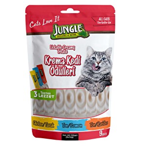 Jungle Mix Kedi Krema Ödül 3 Lezzet 9 AdetX14 g - 1