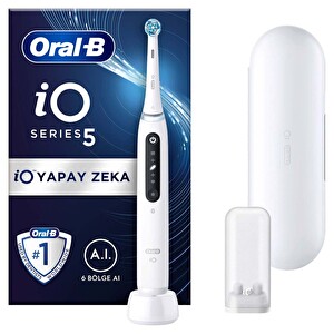 Oral-B Şarjlı Fırça İO 5 Beyaz -1
