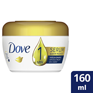 Dove 1 Minute Serum Saç Bakım Maskesi Yoğun Onarıcı 160 ml -1
