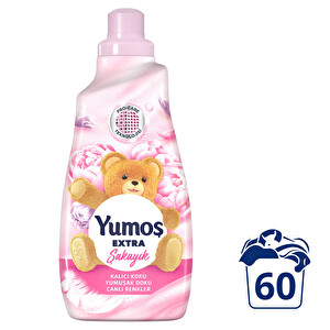 Yumoş Extra Konsantre Çamaşır Yumuşatıcısı Şakayık 1440 ml 60 Yıkama - 1