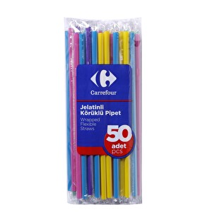 Carrefour Koruklu Pipet 50'li -1