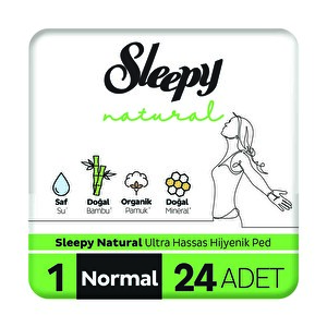 Sleepy Natural Ultra Hassas Hijyenik Normal 24'lü - 1