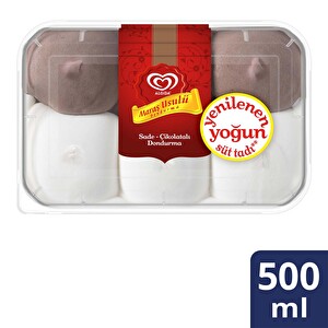 Algida Maraş Usulü Sade Ve Çikolatalı Dondurma 500 ml - 1