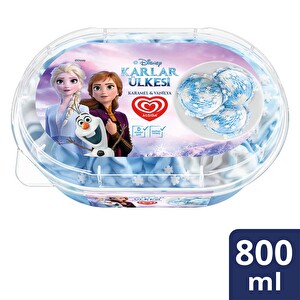 Algida Karlar Ülkesi Karamel & Vanilya 800 ml -1