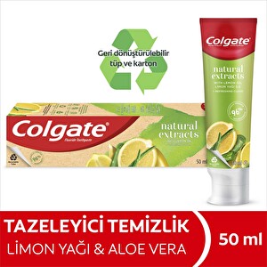 Colgate Natural Extracts Limon Yağı Diş Macunu 50 ml -1