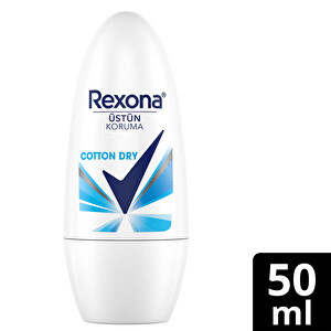 Rexona Motionsense Kadın Roll On Deodorant Cotton Dry Antiperspirant 50 ml -1