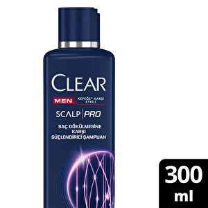 Clear Men Scalp Pro Güçlendirici Şampuan Saç Dökülmesine ve Kepeğe Karşı Etkili 300 ml - 1