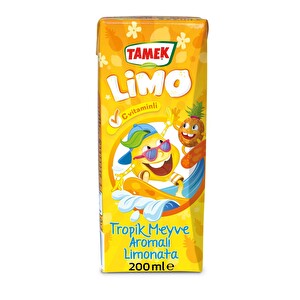 Tamek Limo Tropik Meyve Aromalı Limonata 200 ml -1