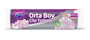 Parex Büzgülü Orta Boy Kiraz Çiçeği Kokulu Çöp Torbası -1