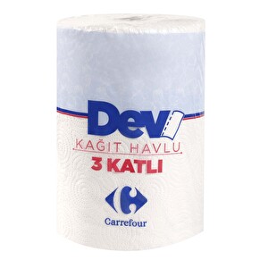 Carrefour 3 Kat 300 Yaprak Dev Havlu - 1