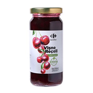 Carrefour Vişne Reçeli Şeker İlavesiz 280 g - 1