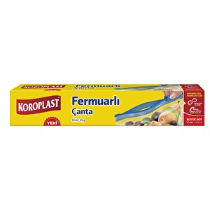 Koroplast Fermuarlı Çanta Büyük Boy 10 Adet -1