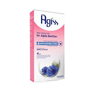 Agiss Sir Ağda Bandı Vücut Normal Ciltler 41 Adet -1