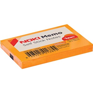 Noki Memo Yapışkanlı Not Kağıdı 50X75 mm Turuncu -1