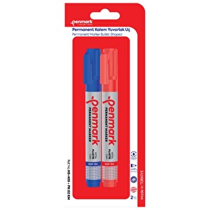Permanent Marker Yuvarlak Uçlu Beyaz Tahta Kalemi 2'li - 1
