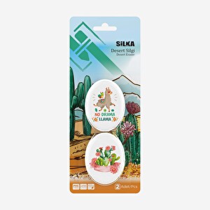 Silka Desert Büyük Boy Şekilli Silgi 2'li -1