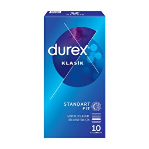 Durex 10'lu Klasik Prezervatif -1