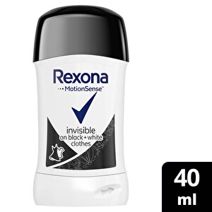 Rexona MotionSense Kadın Stick Deodorant Invisible On Black + White Clothes 40 ml -1