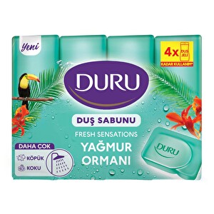 Duru Fresh Sensations Yağmur Ormanı Duş Sabunu 4X150 g -1