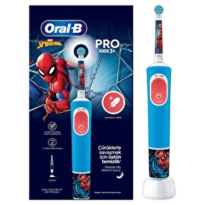 Oral-B Vitality Pro Kids 3+ Çocuk Spiderman Şarjlı Diş Fırçası -1