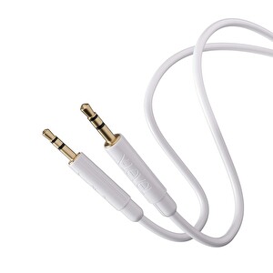 X-Level ACC8860 X-Audio 3.5 mm Stereo Aux Ses Kablosu Beyaz 1 m -1