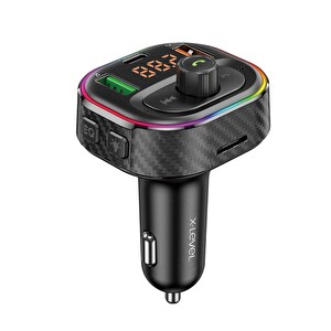 X-Level XC4051 X-Typed Bluetooth Fm Transmitter Araç İçi Hızlı Şarj Aleti Siyah - 1