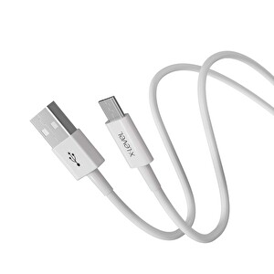 X-Level XCC8600 X-Start Usb-A To Micro Usb 1.2 Metre Hızlı Şarj Kablosu 12 W Beyaz - 1