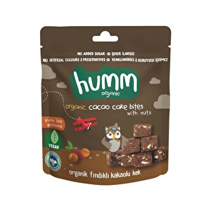 Humm Organik Fındıklı Kakaolu Kek 30 g -1