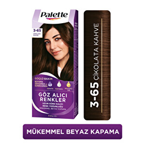 Palette Göz Alıcı Renkler 3-65 Çikolata Kahve Saç Boyası -1