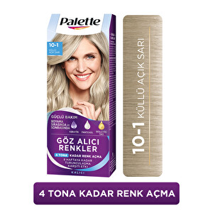 Palette Göz Alıcı Renkler 10-1 Küllü Açık Sarı Saç Boyası - 1