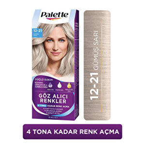 Palette Göz Alıcı Renkler 12-21 Gümüş Sarı Saç Boyası -1