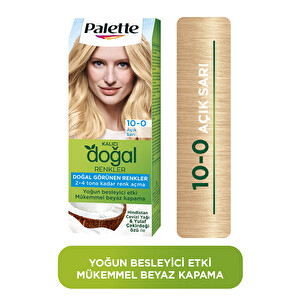 Palette Kalıcı Doğal Renkler  10-0 Açık Sarı Saç Boyası - 1