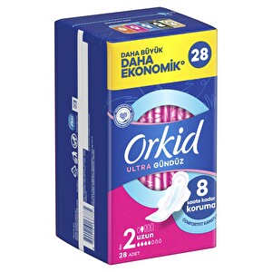 Orkid Ultra Gündüz Uzun Hijyenik Ped 28'li -1