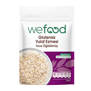 Wefood Glutensiz İnce Öğütülmüş Yulaf Ezmesi 300 g -1