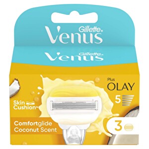 Gillette Venus Comfortglide Olay 3'lü Tıraş Bıçağı -1