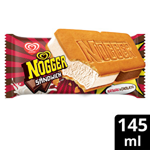 Algida Nogger Sandwich Çikolata&Kaymak 145 ml - 1