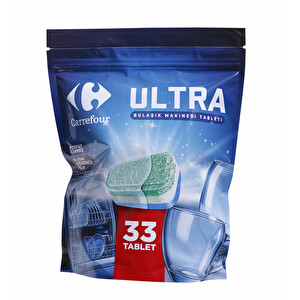 Carrefour Ultra Bulaşık Makinesi Tableti 33 Adet -1