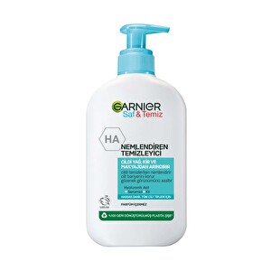 Garnier Saf & Temiz Nemlendiren Temizleyici [ Hyaluronik Asit Seramid Kil] Yüz Temizleme Jeli 250 ml - 1