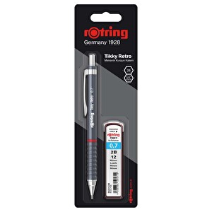 Rotring Tikky Retro Versatil Gri 0.7 Kalem + Uç -1
