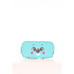Kaukko Kids 3 Bölmeli Kalem Kutusu Cute Face Koala -1